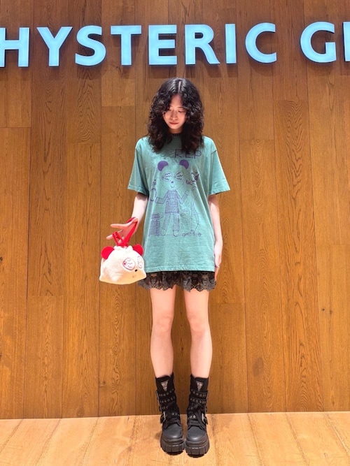HYSTERIC GLAMOUR（ヒステリックグラマー） ポーチ RED EYE PANDA 巾着