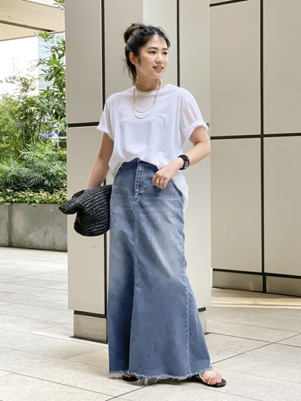 OOHIRA(AP STUDIO 新宿店)｜AP STUDIOのデニムスカートを使った  