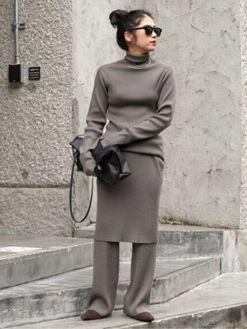 セール】リブスカートパンツ（その他パンツ）｜EVERYDAY I LIKE