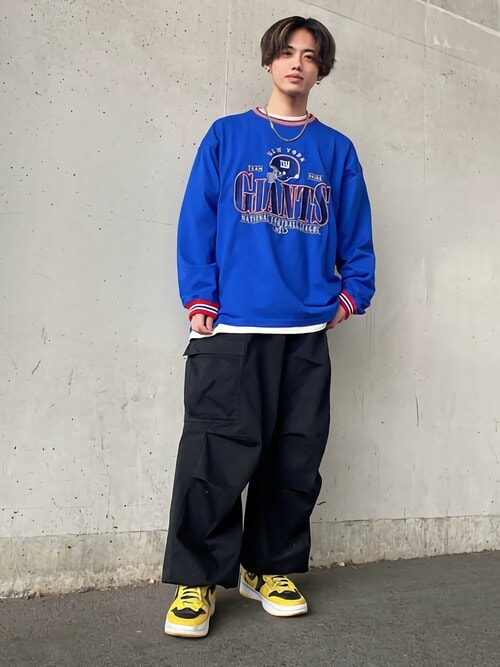 ∴WEGO/別注 NFL チームロゴ刺繍BIGロンT