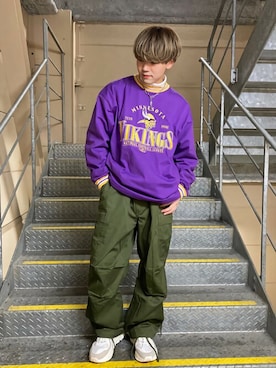 「NFL（ナショナルフットボールリーグ　）のアイテム」を使った、WEGOさん（メンズ・165cm）の冬コーディネート