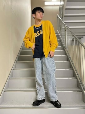 「WEGO（ウィゴー）のアイテム（シューズ）」を使った、WEGOさん（メンズ・171cm）の春コーディネート