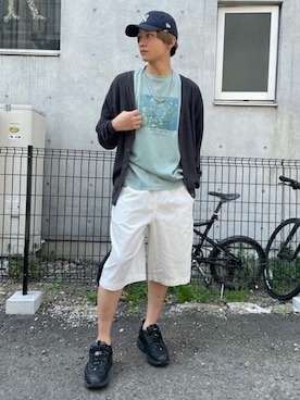 「WEGO（ウィゴー）のアイテム（キャップ）」を使った、WEGOさん（メンズ・178cm）の春コーディネート