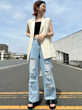 WEGOさん（レディース・160cm）の春コーディネート