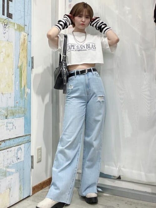 Wego Wego Staff Wegoのtシャツ カットソーを使ったコーディネート Wear Wego Wego Staff Wegoのtシャツ カットソーを使ったコーディネート Wear