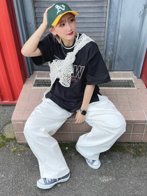 Wego Wego Staff Wegoのtシャツ カットソーを使ったコーディネート Wear Wego Wego Staff Wegoのtシャツ カットソーを使ったコーディネート Wear