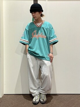 「WEGO（ウィゴー）のアイテム（スウェットパンツ）」を使った、WEGOさん（メンズ・162cm）の春コーディネート