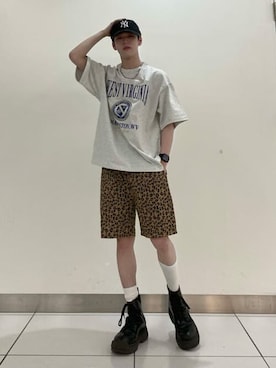 「Coming soon…」｜「アイテム（キャップ）」を使った、WEGOさん（メンズ・168cm）の春コーディネート