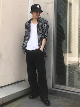 「WEGO（ウィゴー）のアイテム（シューズ）」を使った、WEGOさん（メンズ・178cm）の春コーディネート