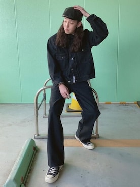 「WEGO（ウィゴー）のアイテム（デニムジャケット）」を使った、WEGOさん（メンズ・169cm）の春コーディネート