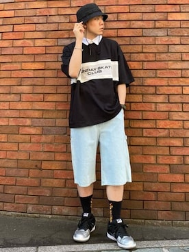 WEGOさん（メンズ・176cm）の夏コーディネート