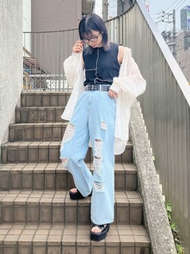 WEGOさん（レディース・157cm）の夏コーディネート