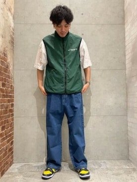 「真夏のアクティブスタイル」｜「アイテム（チノパンツ）」を使った、WEGOさん（メンズ・179cm）の夏コーディネート