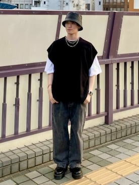 WEGOさん（メンズ・169cm）の夏コーディネート