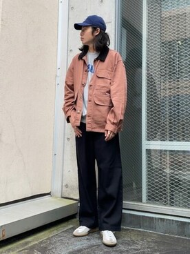 「WEGO（ウィゴー）のアイテム（カバーオール）」を使った、WEGOさん（メンズ・175cm）の秋コーディネート