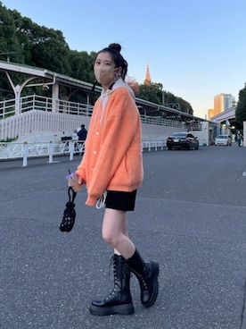 「WC（ダブル シー）のアイテム（カーディガン/ボレロ）」を使った、WEGOさん（レディース・163cm）の秋コーディネート