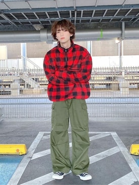 WEGOさん(メンズ・168cm)の冬コーディネート