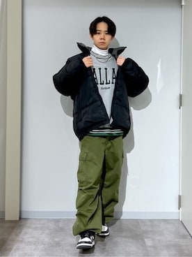 「WEGO（ウィゴー）のアイテム（ダウンジャケット/コート）」を使った、WEGOさん（メンズ・165cm）の冬コーディネート