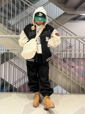 WEGOさん(レディース・153cm)の冬コーディネート