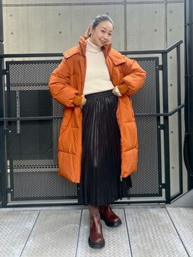 「PHILLY（フィリー）のアイテム（ブルゾン）」を使った、WEGOさん（レディース・163cm）の冬コーディネート