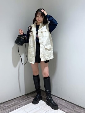 WEGOさん(レディース・156cm)の冬コーディネート