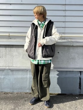 WEGOさん（メンズ・169cm）の冬コーディネート