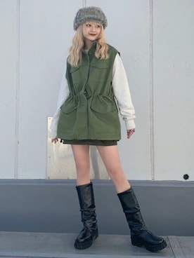 WEGOさん(レディース・156cm)の冬コーディネート