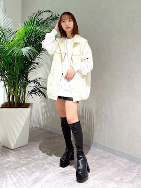 WEGOさん(レディース・156cm)の冬コーディネート