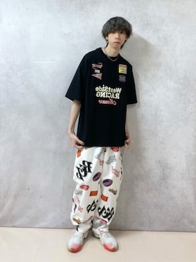 「アイテム（チノパンツ、その他）」を使った、WEGOさん（メンズ・173cm）の春コーディネート