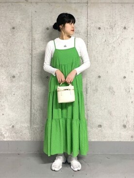 「WC（ダブル シー）のアイテム（ワンピース/ドレス）」を使った、WEGOさん（レディース・163cm）の春コーディネート