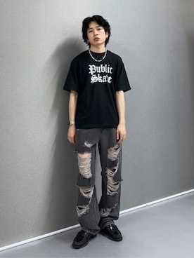 「ショップスタッフのおしゃれ配色」｜WEGOさん（メンズ・163cm）の春コーディネート