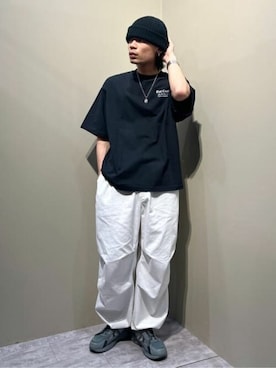 「WEGO（ウィゴー）のアイテム（ニットキャップ/ビーニー）」を使った、WEGOさん（メンズ・178cm）の春コーディネート