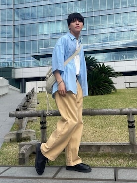 「ショップスタッフのおしゃれ配色」｜WEGOさん（メンズ・175cm）の春コーディネート