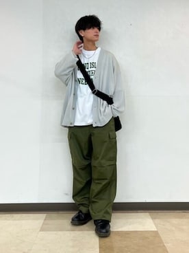 「ショップスタッフのおしゃれ配色」｜WEGOさん（メンズ・173cm）の春コーディネート
