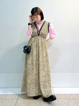 「WC（ダブル シー）のアイテム（ワンピース/ドレス）」を使った、WEGOさん（レディース・157cm）の春コーディネート