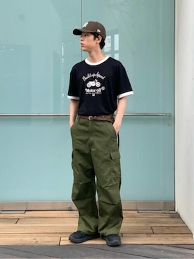 「ショップスタッフのおしゃれ配色」｜WEGOさん（メンズ・173cm）の春コーディネート
