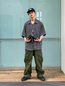 「ショップスタッフのおしゃれ配色」｜WEGOさん（メンズ・173cm）の春コーディネート