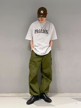 「ショップスタッフのおしゃれ配色」｜WEGOさん（メンズ・174cm）の春コーディネート