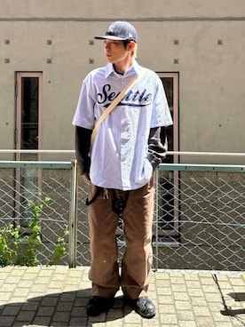 「ショップスタッフのおしゃれ配色」｜WEGOさん（メンズ・167cm）の春コーディネート