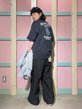 「ショップスタッフのおしゃれ配色」｜WEGOさん（メンズ・168cm）の春コーディネート