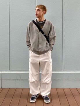 「ショップスタッフのおしゃれ配色」｜WEGOさん（メンズ・177cm）の春コーディネート