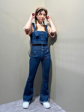 「WEGO（ウィゴー）のアイテム（ハンチング/ベレー帽）」を使った、WEGOさん（レディース・160cm）の春コーディネート