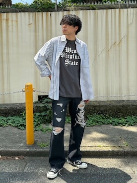 WEGOさん（メンズ・179cm）の夏コーディネート