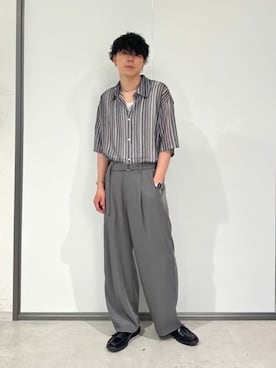 「LUCY（ルーシー）のアイテム（パンツ）」を使った、WEGOさん（メンズ・179cm）の夏コーディネート