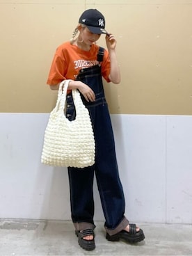 「WEGO（ウィゴー）のアイテム（オールインワン・サロペット）」を使った、WEGOさん（レディース・164cm）の夏コーディネート