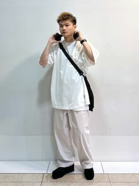 「WEGO（ウィゴー）のアイテム（スウェットパンツ）」を使った、WEGOさん（メンズ・164cm）の夏コーディネート