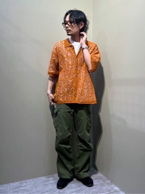 WEGO/メッシュニットBIGシャツ
