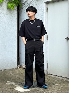 「バックロゴ」｜WEGOさん（メンズ・174cm）の夏コーディネート