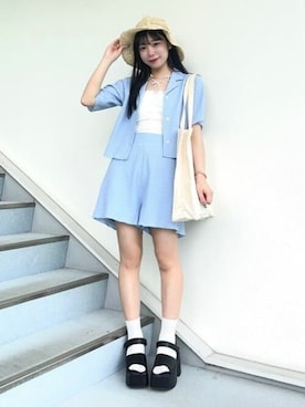 WEGOさん（レディース・150cm）の夏コーディネート