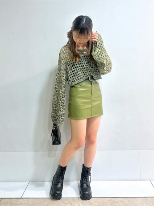 Chaos レザー台形スカート Chaos レザー台形スカート